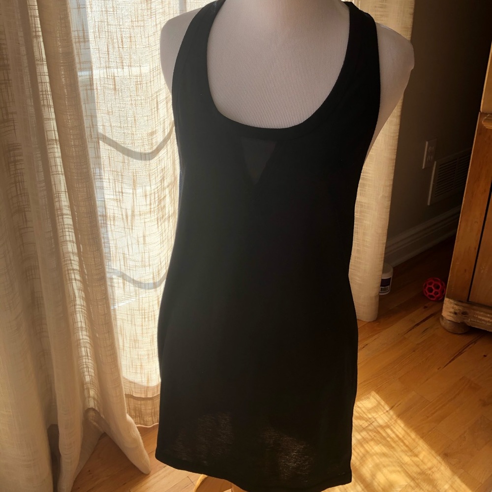 Black cover up dress